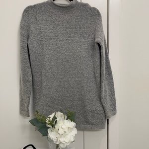 Gray sweater tunic